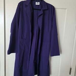 Women's Elegant Purple Lab Coat
